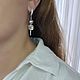 Серьги «Brooklyn». Серьги классические. Olga Kokina_jewelry. Ярмарка Мастеров.  Фото №4