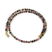 Украшения handmade. Livemaster - original item Tourmaline necklace, tourmaline beads decoration. Handmade.