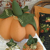 Цветы и флористика handmade. Livemaster - original item Pumpkin from fabric. Handmade.