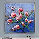 PAINTINGS WITH FLOWERS OIL PAINTING ON CANVAS, Pictures, Samara,  Фото №1