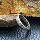 Защитное кольцо женское, серебряное кольцо оберег с фианитом. Кольца. VITACREDO (украшения из серебра). Ярмарка Мастеров.  Фото №6