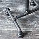 Floor hanger made of VGP pipes in the Loft style 'Vevis'. Hanger. Custom furniture making U.LOFT. My Livemaster. Фото №6