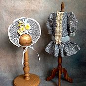 Платье для антикварной куклы " Сен- Жермен"