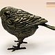 Фигурка Воробей. Статуэтка. БронзаМания - сувениры из бронзы. Ярмарка Мастеров.  Фото №5
