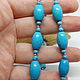 Order Beads turquoise thread 50 cm. Selberiya shop. Livemaster. . Necklace Фото №3