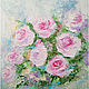 Painting Roses bouquet of flowers oil still life, Pictures, Ekaterinburg,  Фото №1