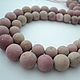 Rhodonite smooth matte beads balls, 10mm and 12mm, Beads1, Zheleznodorozhny,  Фото №1