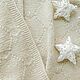 Children's knitted plaid with hearts 'Tenderness'. Baby blankets. tekstil dlya doma i otdyha DUNE&PINE. Ярмарка Мастеров.  Фото №4