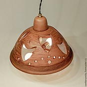 Для дома и интерьера handmade. Livemaster - original item Chandelier with large deep canopy on the suspension and four lamps. Handmade.