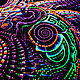 UV visionary painting 'Fluororunner'. Subculture Attributes. Fractalika. My Livemaster. Фото №6