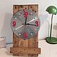 Clock in the loft style table ' Saw of time', Watch, Permian,  Фото №1