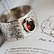 Кольцо «Викинг» с гранатом. Кольца. Alena Fleur jewelry (alena-fleur). Ярмарка Мастеров.  Фото №5