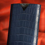 Сумки и аксессуары handmade. Livemaster - original item Phone case made of exotic leather to order. Handmade.