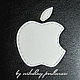 Заказать ОБЛОЖКА ДЛЯ ПАСПОРТА " APPLE " ( black ) НАТУРАЛЬНАЯ КОЖА. NIKOLAY PERKHUROV. Ярмарка Мастеров. . Обложка на паспорт Фото №3
