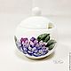 Painted porcelain tea Set Hydrangea. Tea & Coffee Sets. ArtFlera (artflera). My Livemaster. Фото №4