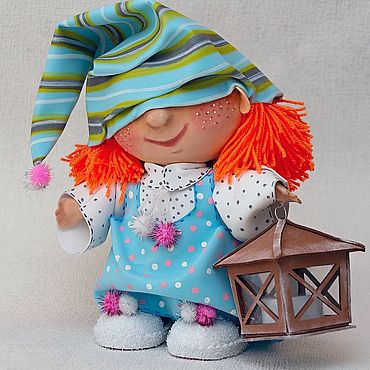 Куклы и игрушки ручной работы. Ярмарка Мастеров - ручная работа Гномик - ночник. Handmade.