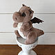 Игрушка Дракон тедди символ 2024 года. Тедди Зверята. ToysMari (handmademari). Ярмарка Мастеров.  Фото №6