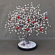 A tree made of river pearls 'Hearts'. Trees. World of creativity. My Livemaster. Фото №5
