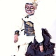 Кошечка Гамма. Будуарная кукла в стиле стимпанк. Куклы и пупсы. Алла Котляр (arura7). Интернет-магазин Ярмарка Мастеров.  Фото №2
