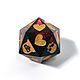 Заказать Большой дайс спасброска d20 для DnD. Geek Shelf. Ярмарка Мастеров. . Фишки и кости Фото №3