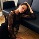 Рваный джемпер сетка с вытянутыми нитками. Кофты. Rima Gagieva (radke). Ярмарка Мастеров.  Фото №6