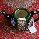 Винтаж: Чайник Tony Carter Suffolk Pottery “Мудрая сова”. Чайники винтажные. Fancy teapots. Ярмарка Мастеров.  Фото №7