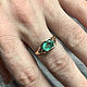 Men's Gold Ring with Emerald (2,19ct) Handmade Ring. Rings. Bauroom - vedic jewelry & gemstones (bauroom). My Livemaster. Фото №6