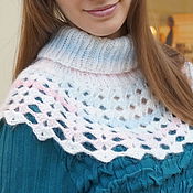 Аксессуары handmade. Livemaster - original item Hat knitted crochet Winter morning. Handmade.