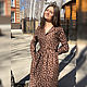 Рубашка-платье "Мишки на шоколадном фоне", Dresses, Chelyabinsk,  Фото №1