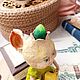 Ватная ёлочная игрушка Чиполлина. Елочные игрушки. Ольга Калабекова. Ярмарка Мастеров.  Фото №4