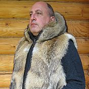 Народные сувениры: Подушка из меха русского волка