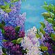 Oil painting "Lilac". Pictures. Sokolova Julia, handmade jewelry. Online shopping on My Livemaster.  Фото №2