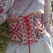Аксессуары handmade. Livemaster - original item Girdle corset female Alyonushka. Handmade.
