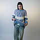 Свитер оверсайз из альпаки. Свитеры. Nataly-knit4you. Ярмарка Мастеров.  Фото №5