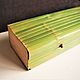 Коробка "Большая зеленый бамбук длинная" для куклы. Коробки. Запасливая африканская  мышь. Интернет-магазин Ярмарка Мастеров.  Фото №2
