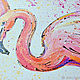 The picture Flamingo couple 'Sun Flamingo' on canvas. Pictures. Multicolor Gallery. My Livemaster. Фото №6