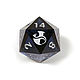 Большой дайс D20 для DnD Ночное небо, Фишки и кости, Санкт-Петербург,  Фото №1
