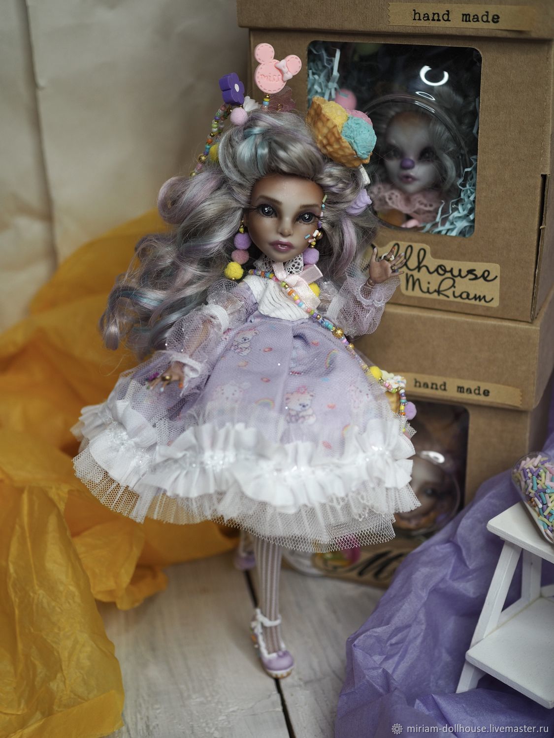 Кукла ООАК Monster High Молли – заказать на Ярмарке Мастеров – QR6BIRU ...