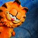 Заказать Кот Гарфилд. Рыжий толстый котик. Оля Абашева (souvenir-toys). Ярмарка Мастеров. . Мягкие игрушки Фото №3