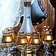 Винтаж: "Золотой". Набор для ликера. "Bohemia". Сервизы винтажные. Мария   ' Ретро-магия'. Ярмарка Мастеров.  Фото №4