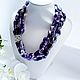 Necklace with natural amethysts, Necklace, Moscow,  Фото №1