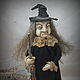 Ведьма миссис Рут Вандер. Интерьерная кукла. Мир кукол Лоры Пинтсон. Ярмарка Мастеров.  Фото №6