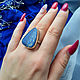 Ring lapis lazuli. Rings. Ural Jeweler (artelVogul). Online shopping on My Livemaster.  Фото №2