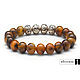 Bracelet made of Baltic amber with silver charms. Bead bracelet. Wingerski. Online shopping on My Livemaster.  Фото №2