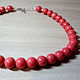A necklace of pearls of Majorca Coral. Beads2. nataligem (nataligem). My Livemaster. Фото №5