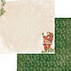 Бумага для скрапбукинга по листу Дед Мороз 3103 Fleur Design, Бумага для скрапбукинга, Москва,  Фото №1