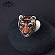Ring porcelain ring Tiger. Rings. trouvaille-1. Online shopping on My Livemaster.  Фото №2