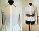 Блузка 42 , 44 , 46 , 48 , 50  классическая  белая  хлопок. Блузки. ERIO SHOP. Интернет-магазин Ярмарка Мастеров.  Фото №2