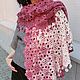 Scarf stole shawl for autumn winter large lace scarf gift, Wraps, Ekaterinburg,  Фото №1