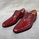 Oxfords made of genuine crocodile leather, in maroon color. Oxfords. SHOES&BAGS. My Livemaster. Фото №6